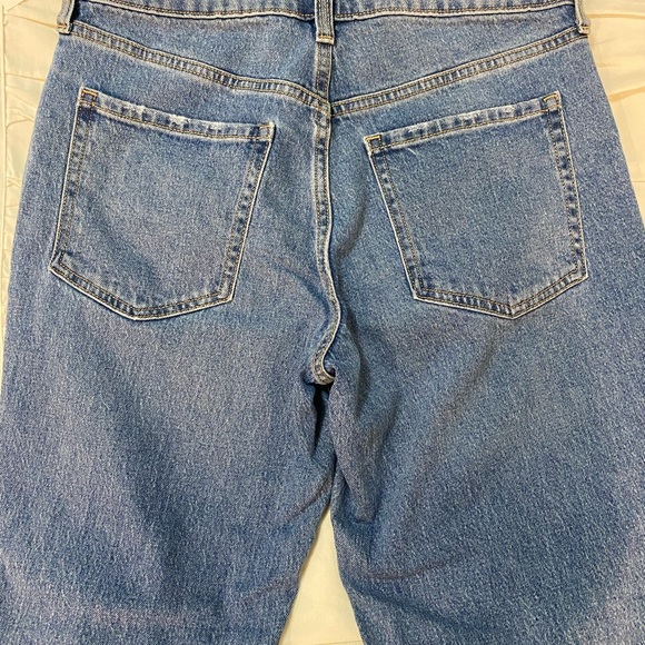 High-waisted Ankle-lenght Straight Jeans - Picture 3 of 3